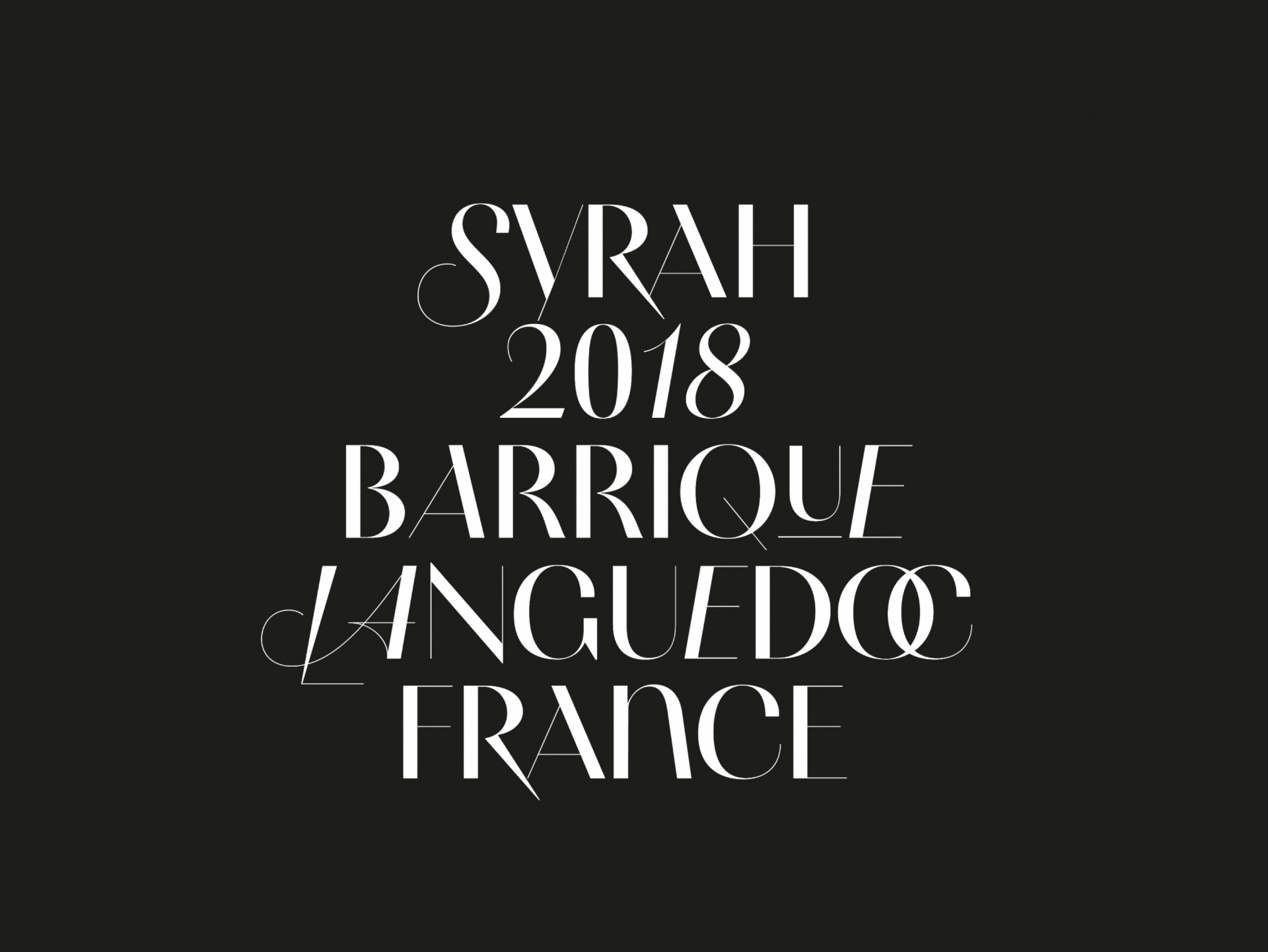 Vino Hort #-# Labels #-# We have created a series of wine  labels for Víno Hort,  a renowned Moravian winery. A distinctive typographic label using only a black and white palette and a well-chosen and even better crafted font has been a result of our cooperation with Brazilian typographer Fernando Mello.